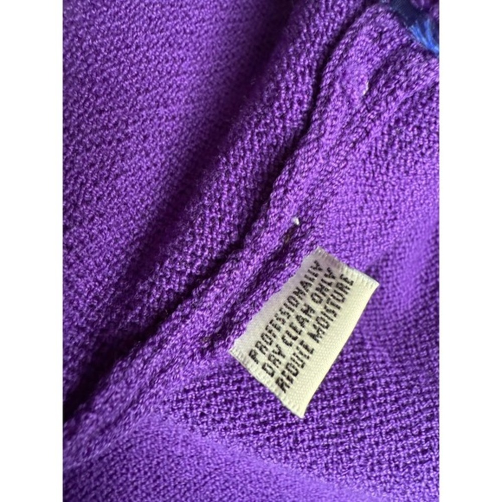 KAMA by St John purple knit cardigan‎ - Picture 4 of 6